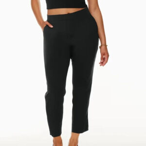 Babaton Tailored Wool Cropped Trousers, pleated tapered pants size 4 or small